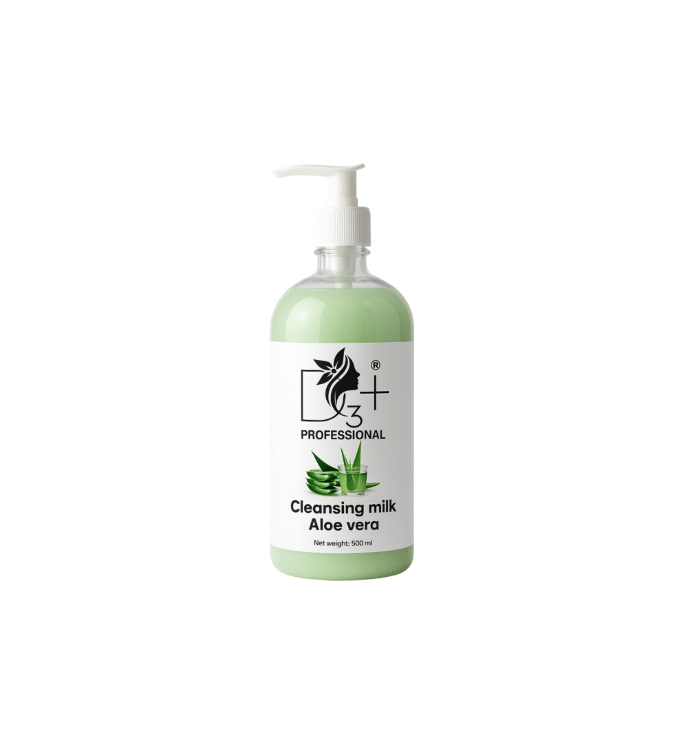 D3+ Professional Aloe Vera Cleansing Milk 500ml
