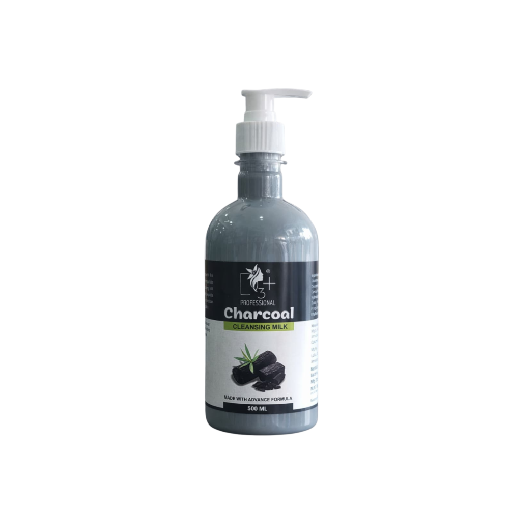 D3+ Professional Charcoal Cleansing Milk 500ml